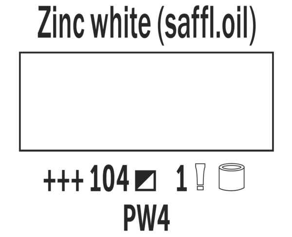 Farba Olejna Van Gogh, 200 ml kolor 105 Zinc White