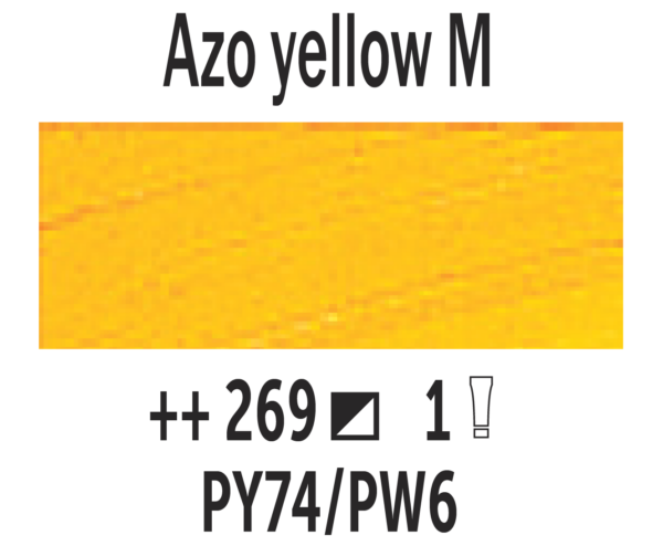 Farba Olejna Van Gogh, 200 ml kolor 269 Azo Yellow Medium