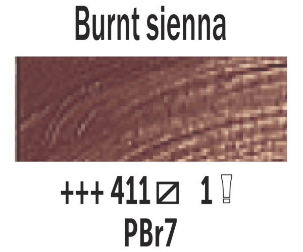 Farba Olejna Van Gogh, 200 ml kolor 411 Burnt Sienna