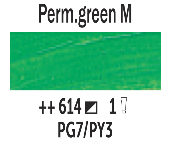 Farba Olejna Van Gogh, 200 ml kolor 614 Permanent Green Medium