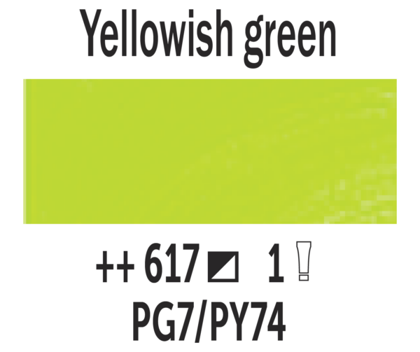 Farba Olejna Van Gogh, 200 ml kolor 617 Yellowish Green