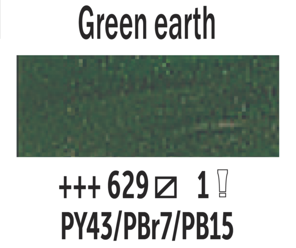 Farba Olejna Van Gogh, 200 ml kolor 629 Green Earth