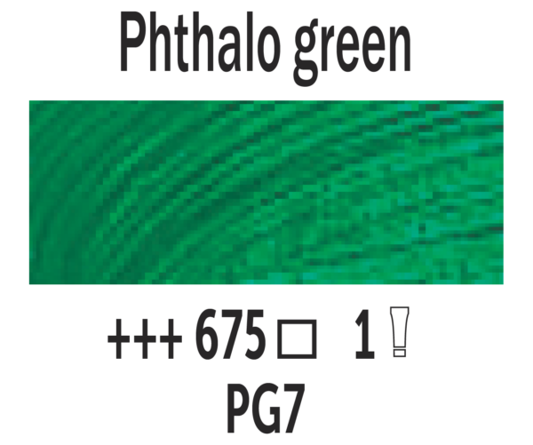 Farba Olejna Van Gogh, 200 ml kolor 675 Phtalo Green
